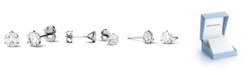Charles & Colvard Moissanite Martini Stud Earrings (1 ct. t.w. Diamond Equivalent) in 14k white or yellow gold